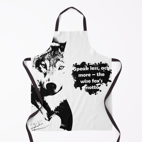 Item preview, The Wise Foxs Motto designed and sold by Geboking.