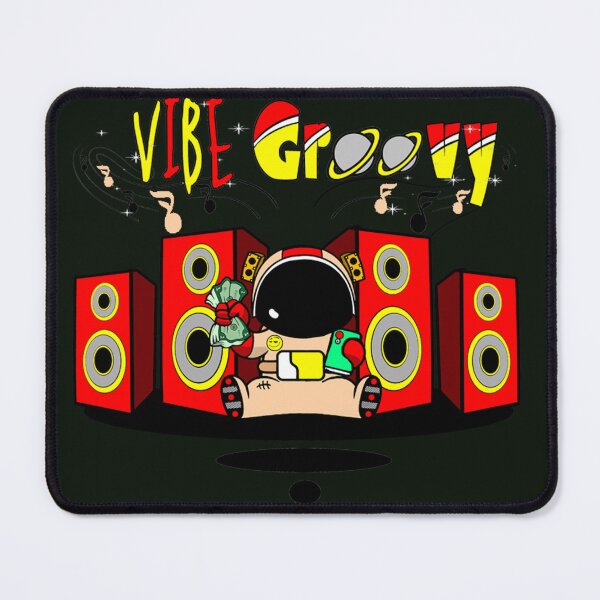 Item preview, SPACE MAN RED designed and sold by VibeGroovy LLC.