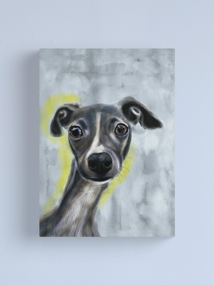 Alternate view of Italian Greyhound Canvas Print