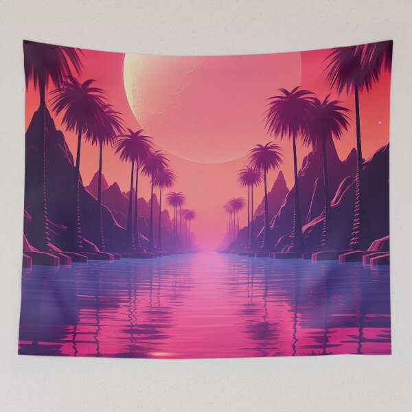 Item preview, Quantum Horizon: Where Time and Sound Collide in a Futuristic Synesthetic Tapestry designed and sold by Mullet Monkey.