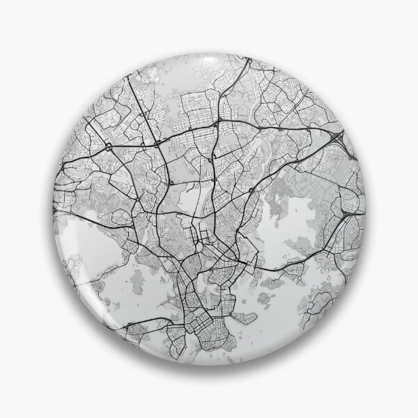 Artikelvorschau, Straßenkarte von Helsinki entworfen und verkauft von feether-store.
