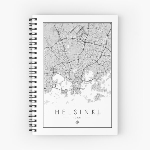 Item preview, Mapa de calles de Helsinki designed and sold by feether-store.