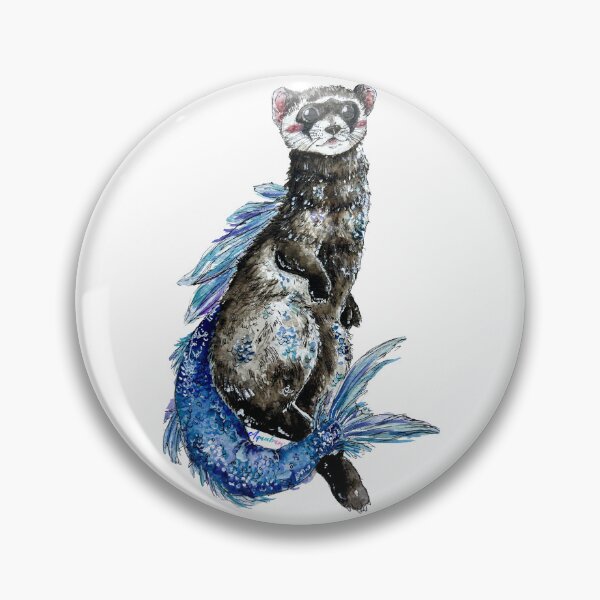 Item preview, Ferret Mermaid designed and sold by Aquabunart.
