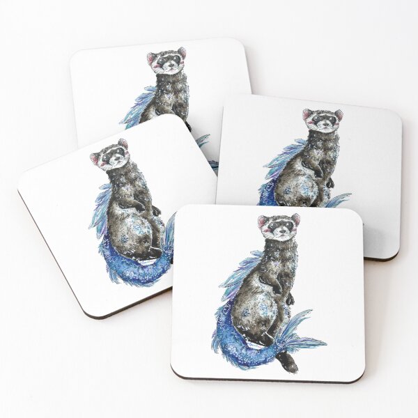 Item preview, Ferret Mermaid designed and sold by Aquabunart.