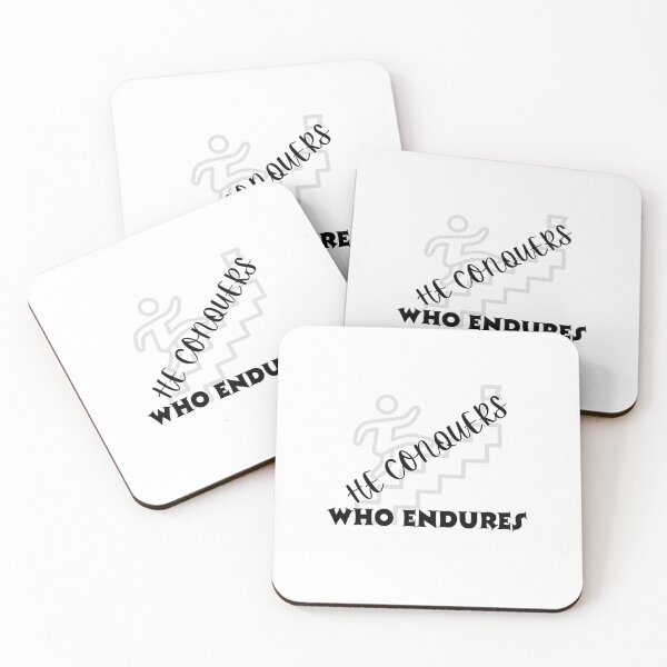 Item preview, He Conquers Who Endures Success designed and sold by Quote Gallery.