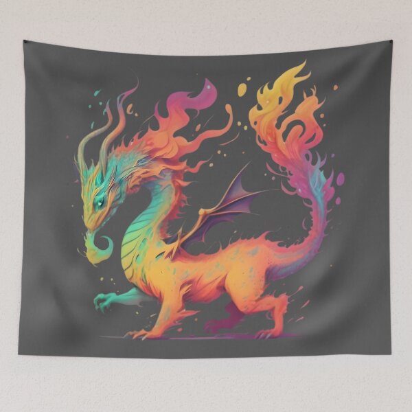 Item preview, Whimsical Colorful Dragon designed and sold by DragonRealms.