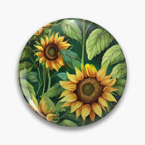 Artikelvorschau, Großes Sonnenblumen-Modemuster entworfen und verkauft von SW-Graphics.