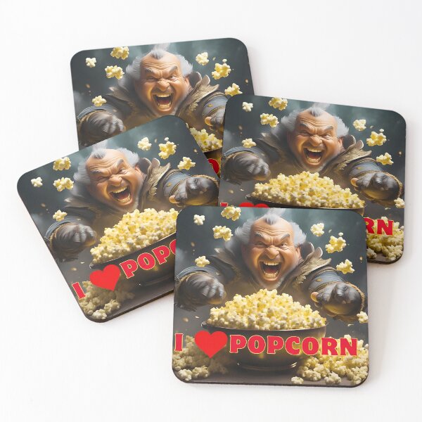 Item preview, I love popcorn designed and sold by Purrz.