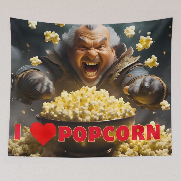 Item preview, I love popcorn designed and sold by Purrz.