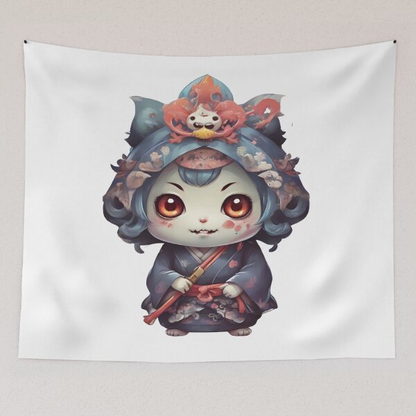 Item preview, Mischievous Kawaii Dark Yokai designed and sold by ARIUSTR.