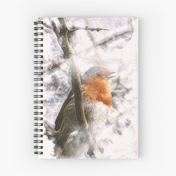 Item preview, Robin redbreast bird festive  designed and sold by GingaDesigns.