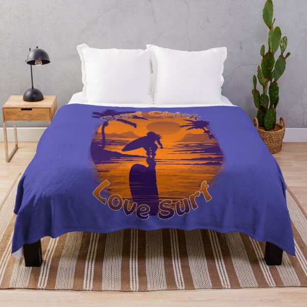 Item preview, Surf Chick Sunset Stroll: Embrace the Love for Surf designed and sold by leyfinder.