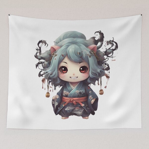 Item preview, Mischievous Kawaii Dark Yokai designed and sold by ARIUSTR.