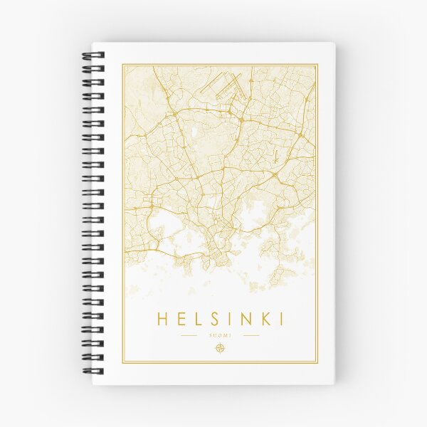 Item preview, Helsinki City Map designed and sold by feether-store.