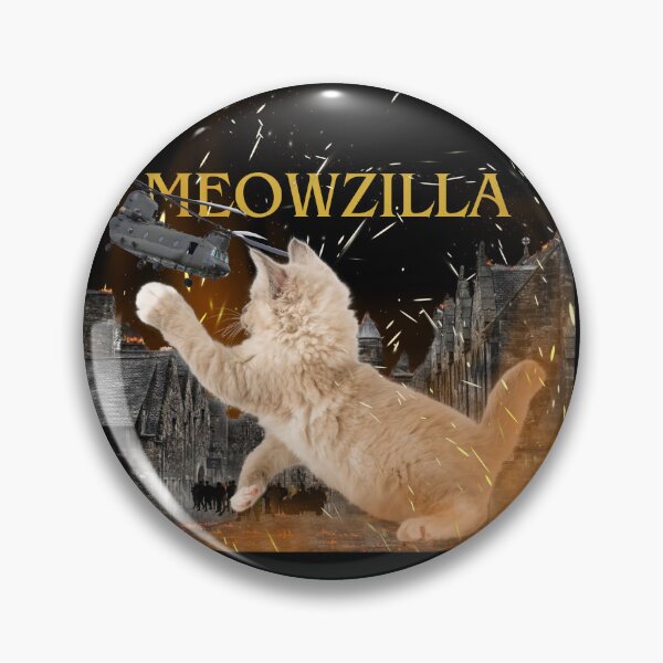 Item preview, Meowzilla the destroying monster  His specialty is destroying furniture and your home, catzilla, cat designed and sold by attakorn.