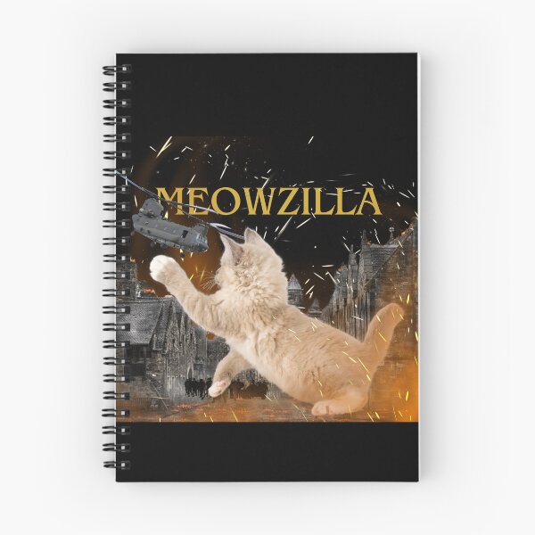 Item preview, Meowzilla the destroying monster  His specialty is destroying furniture and your home, catzilla, cat designed and sold by attakorn.