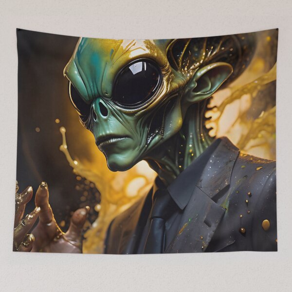 Artikelvorschau, The Alien Space Invader entworfen und verkauft von TheArtOfPat.