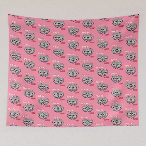 Item preview, Seal hugging in love designed and sold by TeeNameHut.