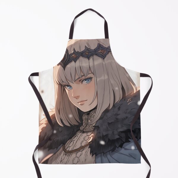 Item preview, Icy Gaze Winter Queen Anime Girl designed and sold by bubblegoth.