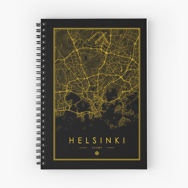Item preview, Helsinki Map designed and sold by feether-store.