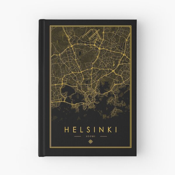 Item preview, Helsinki Map designed and sold by feether-store.