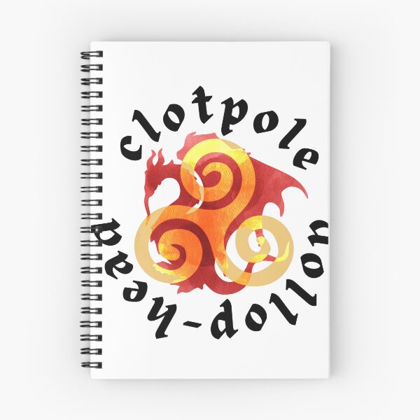 Item preview, Clotpole Dollophead BBC Merlin Triskelion Dragon designed and sold by cre8ivemango.