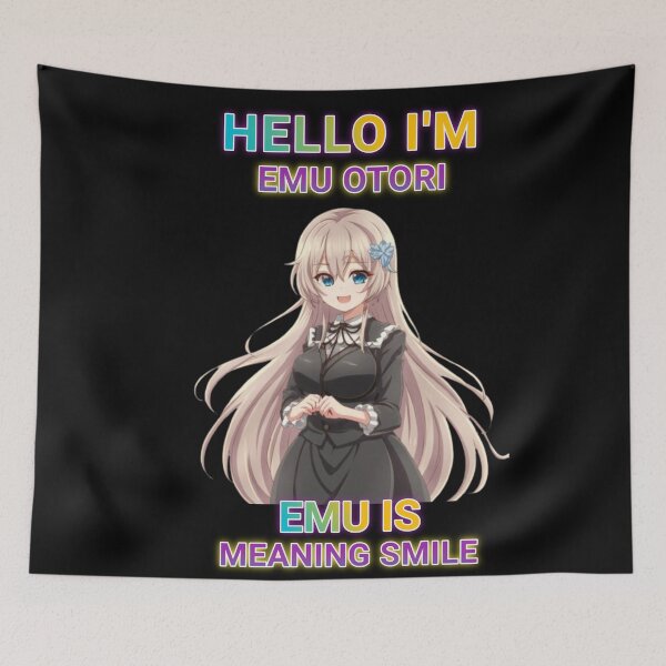 Item preview, "Funny Emu Is Meaning Smile ",- "Emu Otori Quote Meme" designed and sold by Obinne.