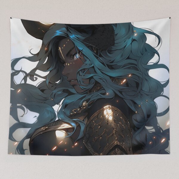 Item preview, Elegant Mystic Warrior Anime Girl designed and sold by bubblegoth.