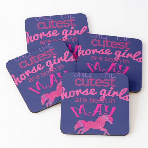 Item preview, Funny Horse Lover May Birthday Gift 2Girls Women designed and sold by caloudiaminart.