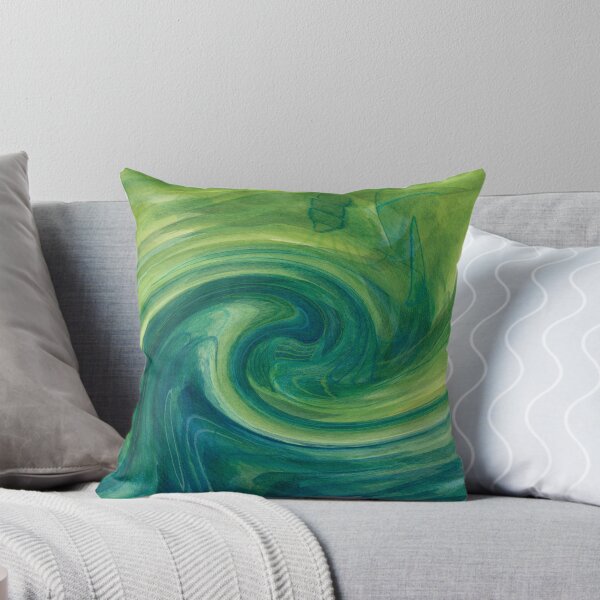 Item preview, Green Blue Oceanic Swirl designed and sold by Alexandria Levin.