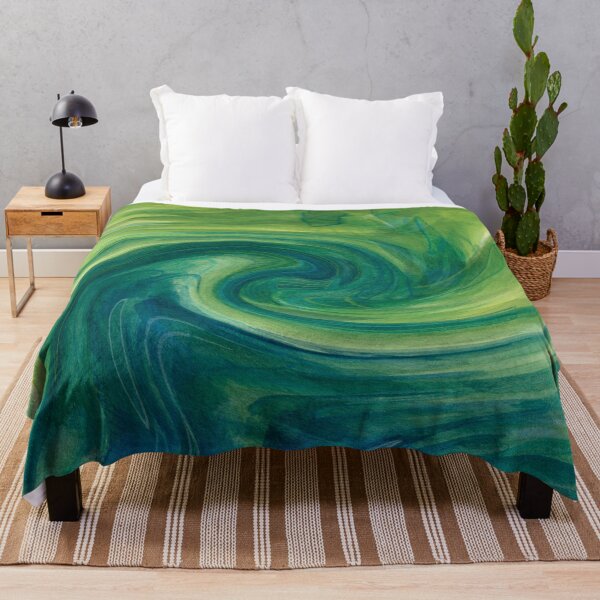 Item preview, Green Blue Oceanic Swirl designed and sold by Alexandria Levin.