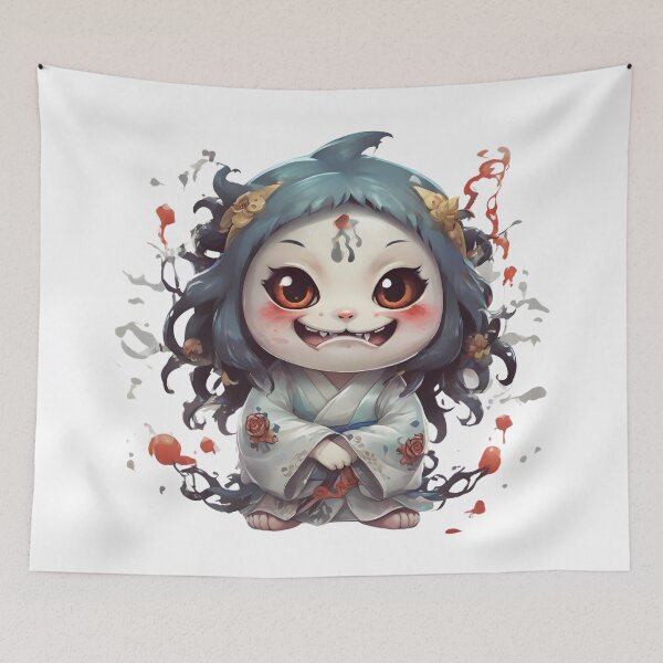 Item preview, Mischievous Kawaii Dark Yokai designed and sold by ARIUSTR.