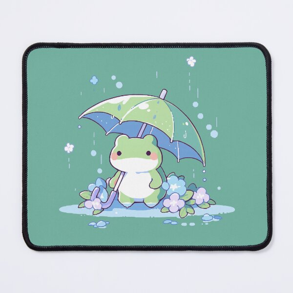 Item preview, Cute Frog With Umbrella designed and sold by ArtstyleAlchemy.