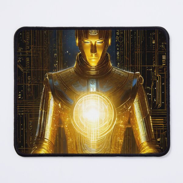 Item preview, Golden Robot  designed and sold by MatrixTattoo.