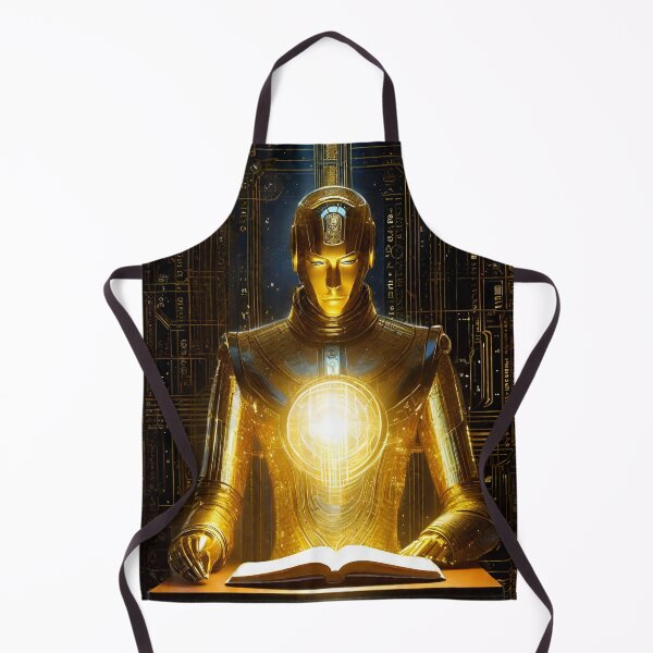Item preview, Golden Robot  designed and sold by MatrixTattoo.
