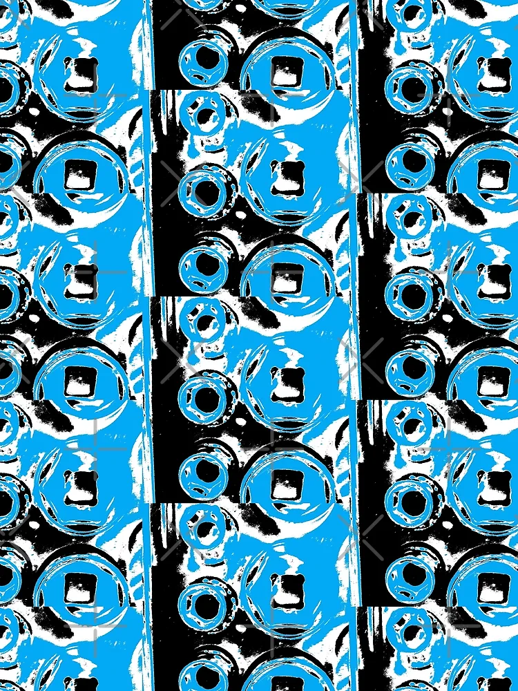 Thumbnail 4 of 4, Graphic T-Shirt, Blue Rackets designed and sold by Random-Designz.