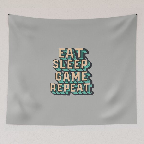 Item preview, Eat, Sleep, Game, Repeat: The Limitless Cycle designed and sold by VoyteksDesigns.