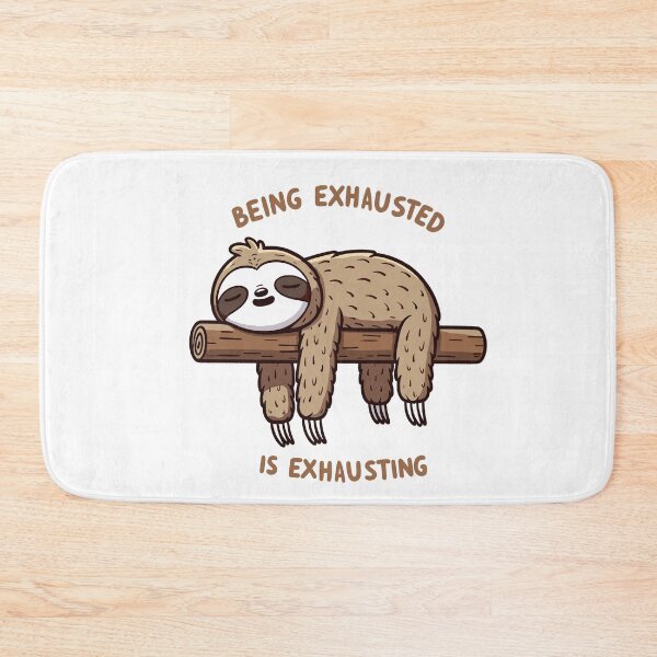 Item preview, Exhausted Sloth  designed and sold by Gkinoki.
