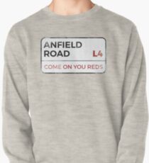 Liverpool "Come on you reds" street sign - Liverpool wall art - Liverpool posters - Liverpool accessories Pullover