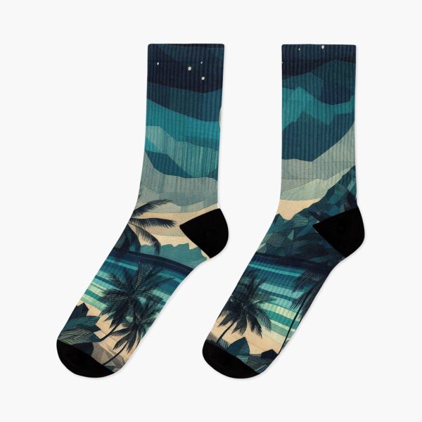 Item preview, Secluded Beach - Geometric - Relaxing Walk designed and sold by HausKatz.