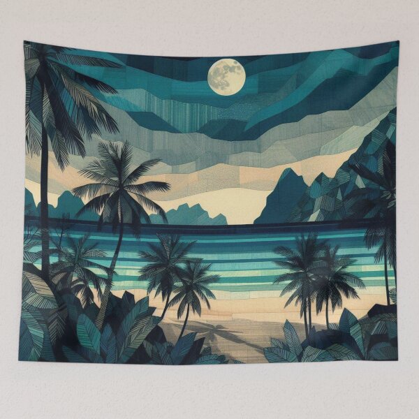 Item preview, Secluded Beach - Geometric - Relaxing Walk designed and sold by HausKatz.
