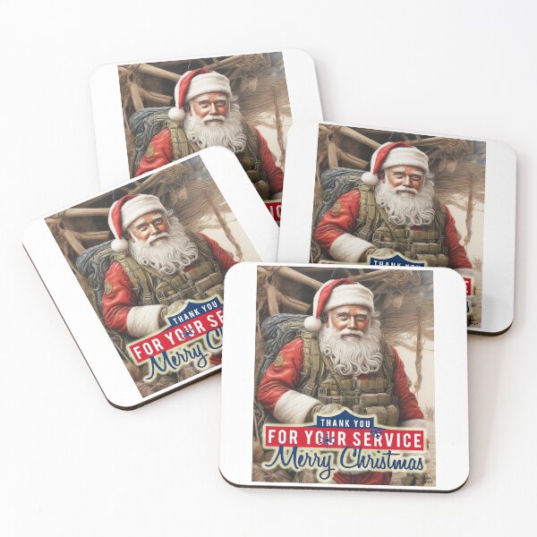 Item preview, Thank you for your Service; Merry Christmas; designed and sold by StickerApe.