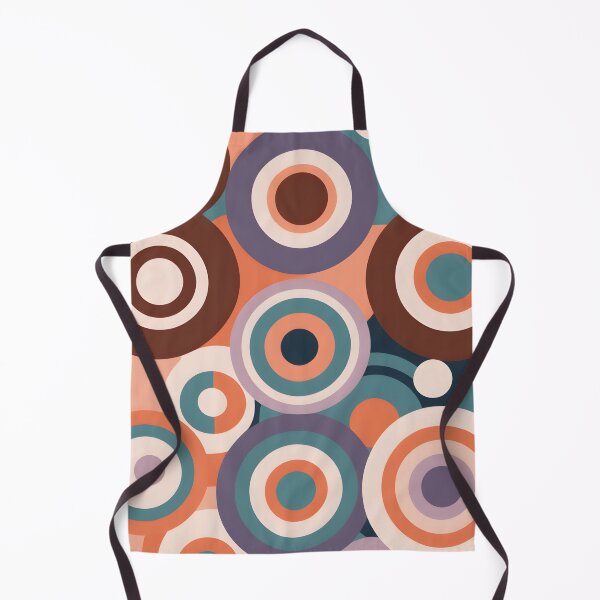 Item preview, Mid Century Modern Geometric Circles Lilac and Peach designed and sold by Prints and Lifestyle.