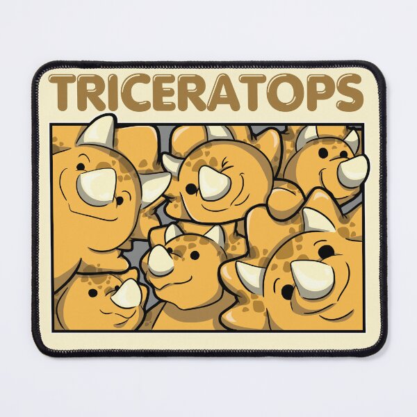 Item preview, Copy of Five Triceratops Squeezing Into a frame designed and sold by The magic  Yellow bus.