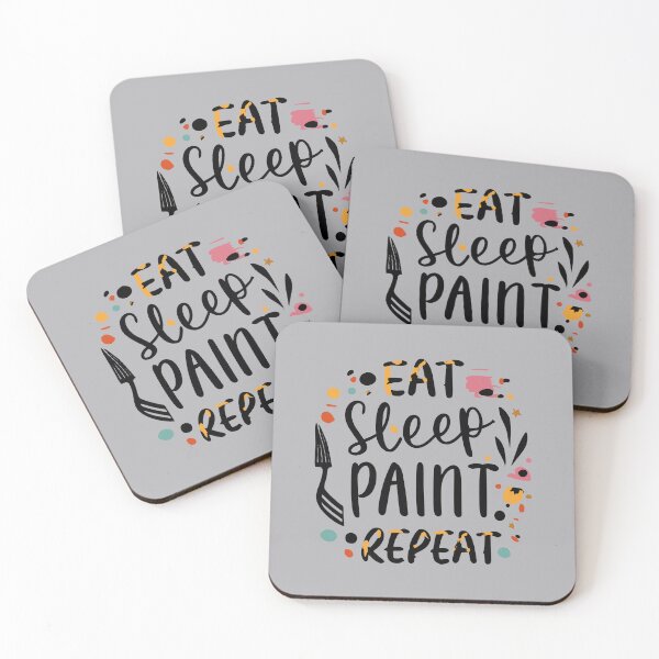 Item preview, Eat, Sleep, Paint, Repeat Abstract Expressionism designed and sold by VoyteksDesigns.