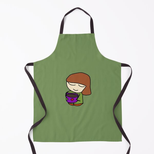 Item preview, Happy girl drinks coffee designed and sold by MsRedFox.