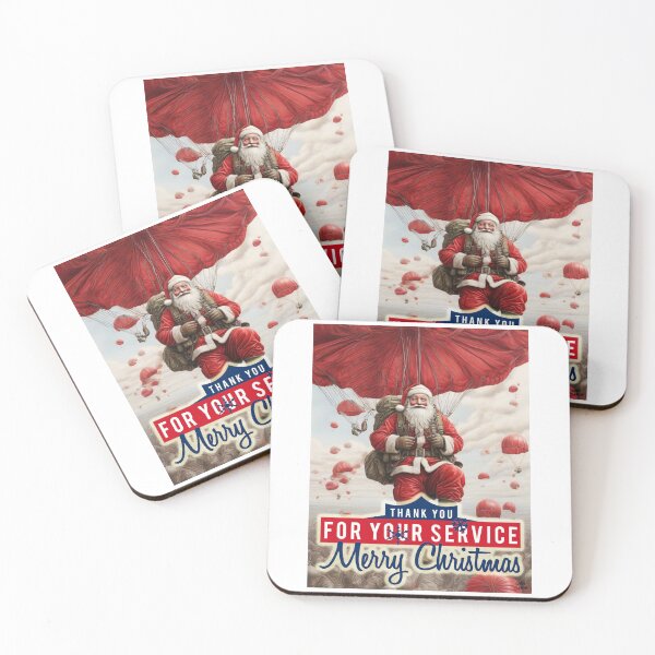 Item preview, Thank you for your Service; Merry Christmas; designed and sold by StickerApe.