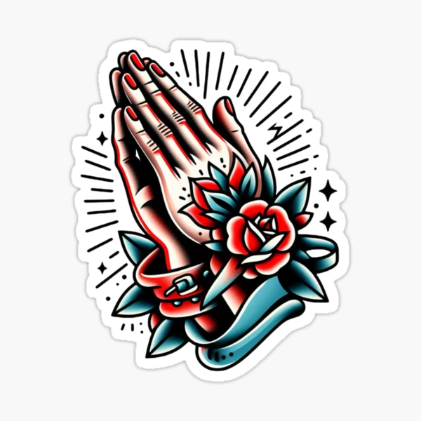TATTOO FLASH POSTER【 Praying Hands 】 TATTOO FLASH POSTER【 Praying Hands 】 | tattoost