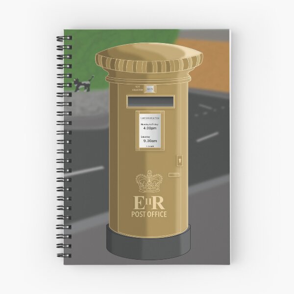 Item preview, Golden Postbox, Bagnall designed and sold by MadeByGeeClowes.