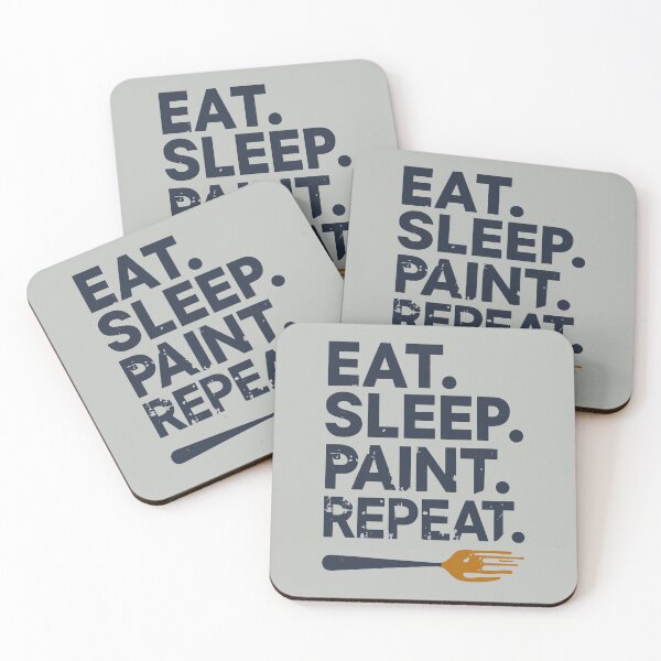 Item preview, Eat, Sleep, Paint, Repeat Abstract Expressionism designed and sold by VoyteksDesigns.